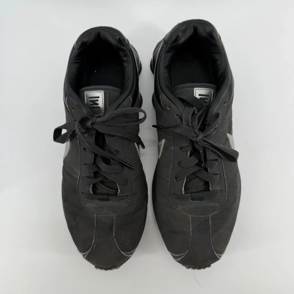 Nike Shox NZ Black Metallic Silver 34390-003 Mens Size 9 Vintage‎ 2009 Y2K
